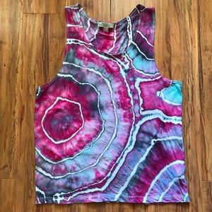 Geode Ice Dyed Men’s Med Tank